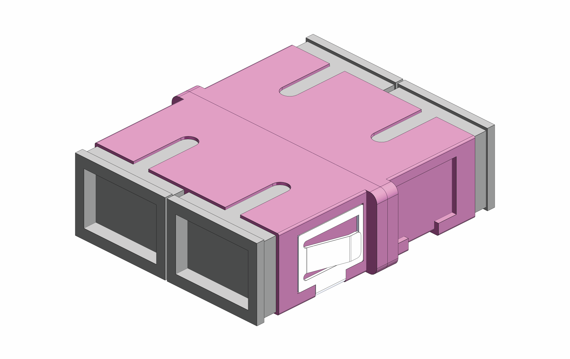 SM/MM SC adaptor - Duplex